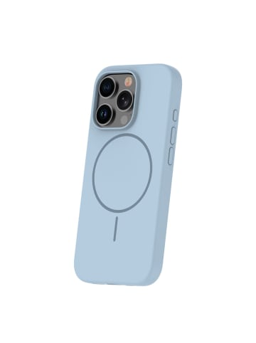 COFI 1453 TFO Silicone Thin Mag kompatibel mit Apple iPhone 15 Pro Hellblau in Hellblau