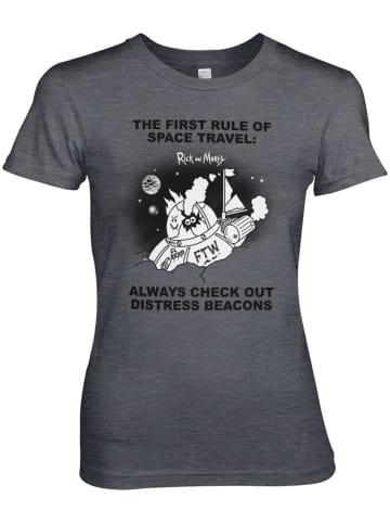 Rick and Morty Shirt in Grau