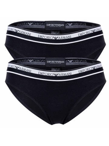 Emporio Armani Slip 2er Pack in Schwarz