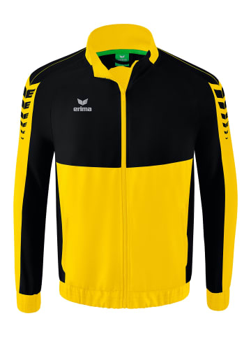 erima Kinder Six Wings Präsentationsjacke in gelb/schwarz