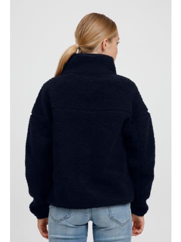 Oxmo Plüschjacke OXTonje in Dunkelblau