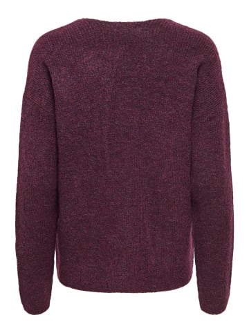 ONLY Strickpullover in Mauve Wine 1