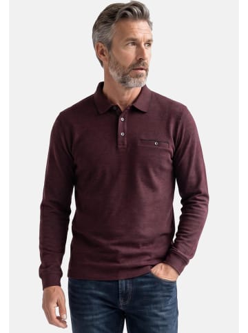 Casa moda Poloshirt Basic in Dunkelrot