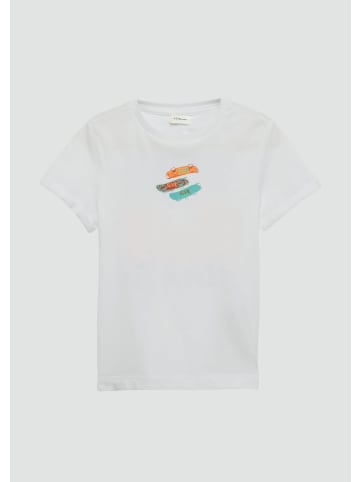 s.Oliver T-Shirt in 0100_weiß