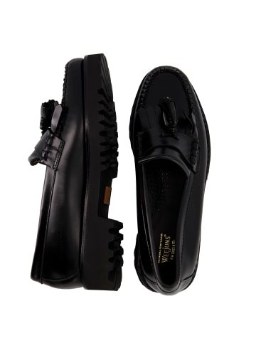 G.H. Bass & Co. Loafer Weejuns 90s Esther Kiltie in Black Leather