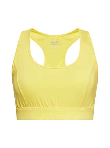 myMO ATHLSR Damen Crop-Top in Gelb