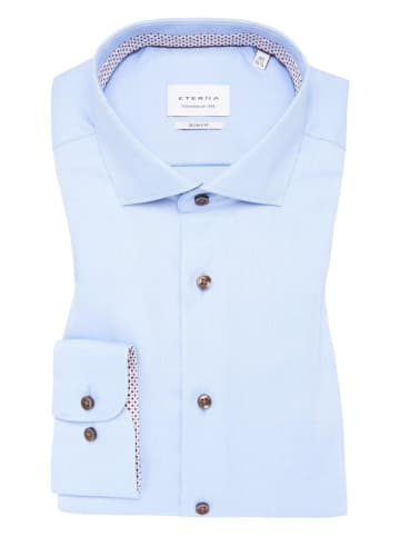 Eterna Langarmhemd in hellblau