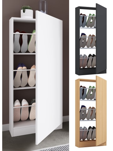 VCM  Holz Schuhschrank Schuhkommode Fulisa L in Anthrazit