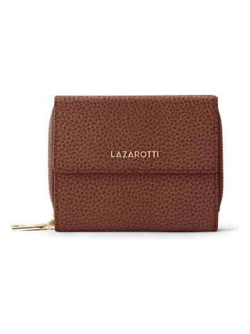Lazarotti Bologna Leather Zip-Around Geldbörse Leder 12 cm in brown