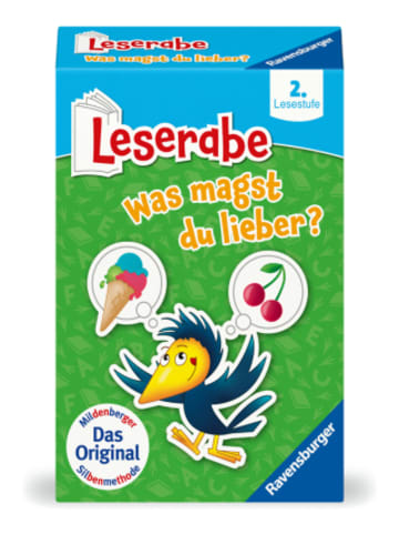 Ravensburger Verlag GmbH Spiel - Leserabe: Was magst du lieber? - Lernspiel ab 7 Jahre
