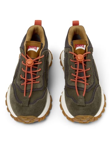 Camper Sneaker-Bootie " Drift Trail " in Grau Grün