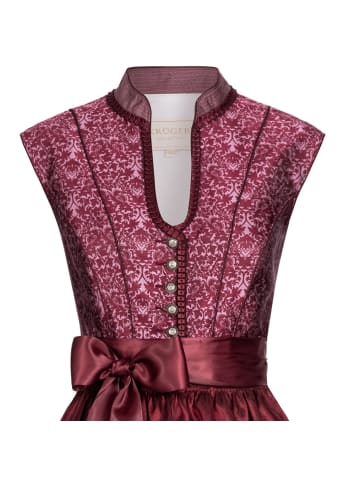 Krüger Collection Midi Dirndl in Bordeaux