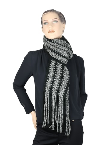 collezione alessandro Winterschal " Grobstrick " in schwarz