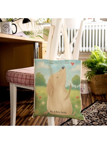 Mr. & Mrs. Panda Tasche Hund Liebe Design ohne Spruch in Weiß