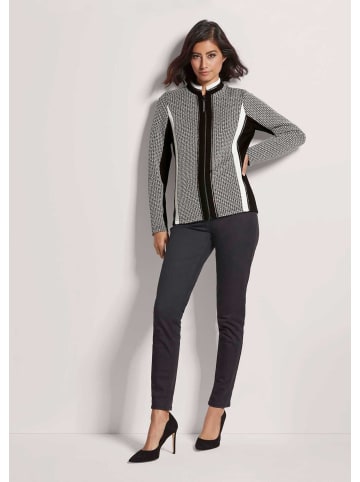 MADELEINE Eleganter Jerseyblazer mit Reißverschluss in wollweiß