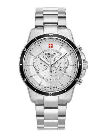 Swiss Alpine Military by Grovana Analoguhr für Herren in silber