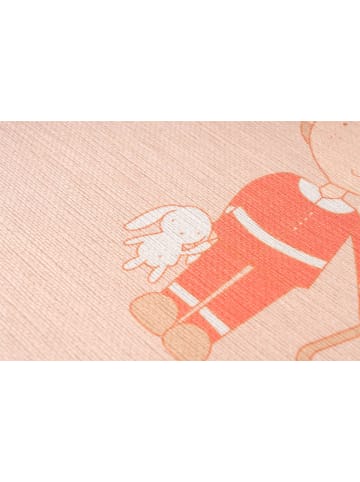 Arte Espina Wohnzimmer Teppich – Kurzflorteppich Bambini 125 Ø 160cm RUND in braun - rund