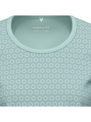 Ammann Single-Jersey Bio Schlafanzug in jade
