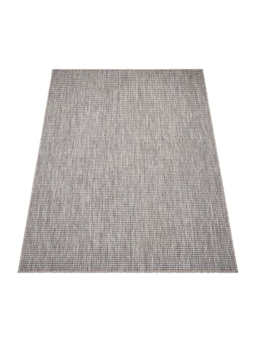 KADIMA DESIGN Outdoor Teppich Natur Balkon, Terrasse in Blau