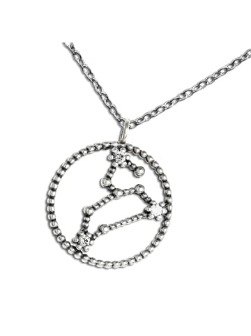 SilberDream 925 Silber Damen SilberDream Halsketten Sternbild Löwe  ca. 42cm und 45cm