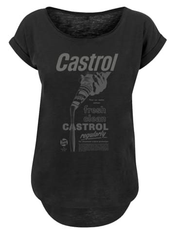 F4NT4STIC Long Cut T-Shirt Castrol Fresh Clean in schwarz