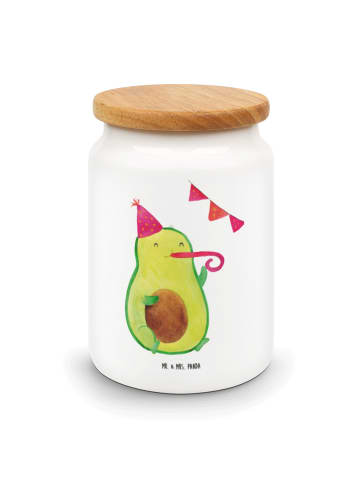 Mr. & Mrs. Panda Keksdose Avocado Party ohne Spruch in Weiß