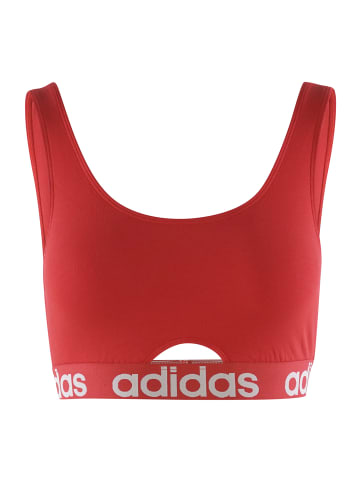 adidas Bustier SCOOP BRALETTE in rot