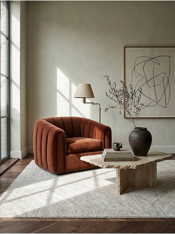 KADIMA DESIGN Kurzflorteppich Geometrisch pflegeleicht Wohnzimmer Schlafzimmer Flur in Beige