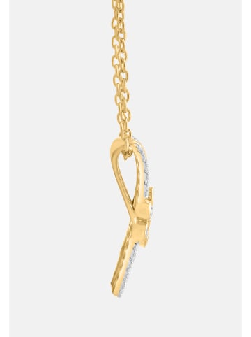 Diamant Exquis Halskette aus 585 Gelbgold mit Diamant