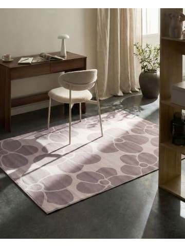 Beliani Kurzflor AKYAKA in Beige - (W) 160 x (L) 200 cm