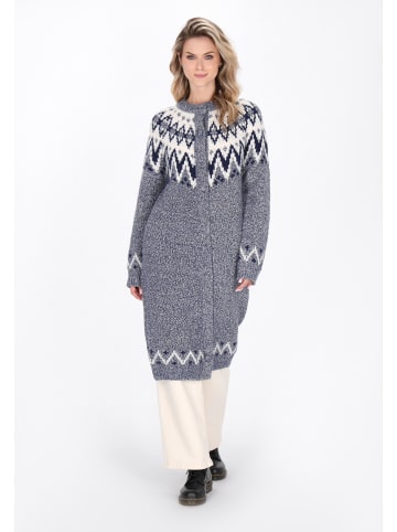 DreiMaster Women Cardigan in navy multicolor