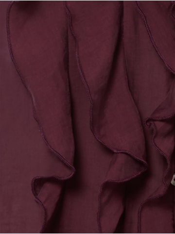 Marie Lund Blusentop in aubergine