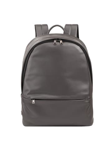 DuDu Casablanca Daypack Leder 40 cm Laptopfach in anthracite