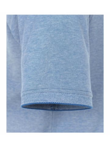 CASAMODA Poloshirt kurzarm für Herren in hell-blau