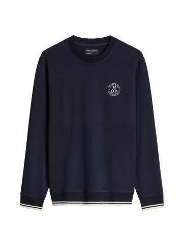 Marc O'Polo MOP Club '67  Football Sweater in Dark Navy