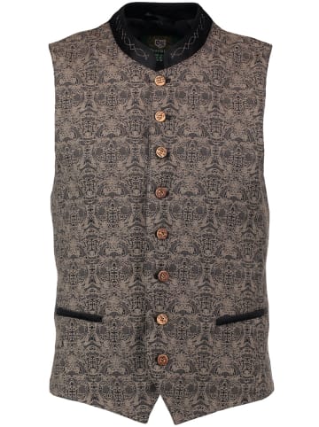 OS-Trachten Trachtenweste Orety in mittelbraun