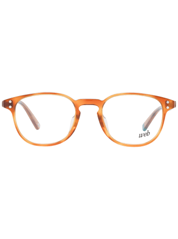 Web Männer Optische Fassungen Rund Orange
