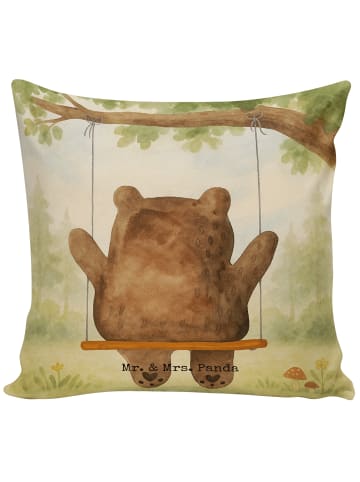 Mr. & Mrs. Panda Kuschelkissen Bär Schaukel Design ohne Spruch in Weiß