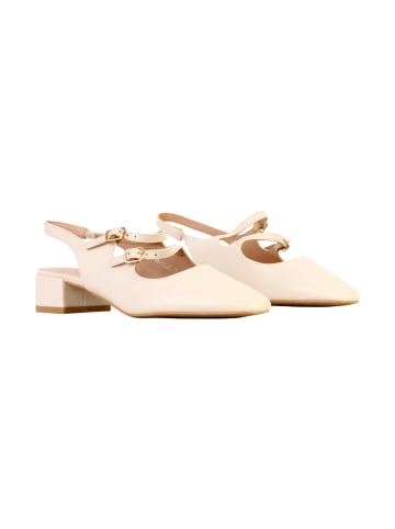 Joia Pumps mit Riemchen Beige