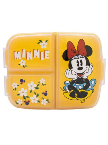 Disney Minnie Mouse Disney Minnie Mouse Kinder Brotdose – Lunchbox mit 3 Fächern & tollem in Gelb
