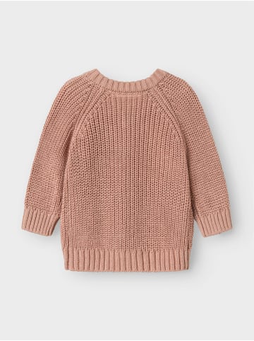 name it Strickjacke NBNEMLEN LS KNIT CARD LIL in misty rose
