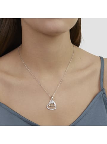 s.Oliver Kette aus Silber mit Herz Details in silber