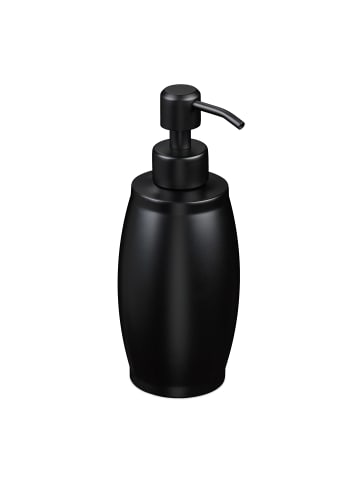relaxdays 2 x Seifenspender in Schwarz - 350 ml