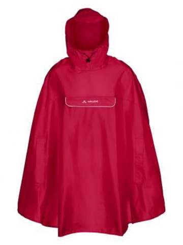 Vaude Poncho Valdipino in Rot