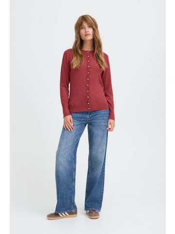 Pulz Strickjacke PZSARA Regular fit in Spiced Apple Melange