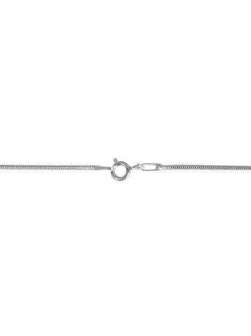 Adeliás Damen Halskette – Schlangenkette aus 925 Silber 42 cm in silber