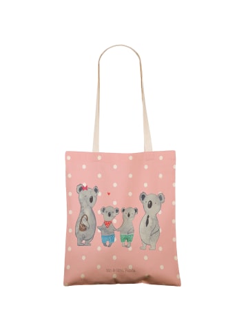 Mr. & Mrs. Panda Tasche Koala Familie zwei ohne Spruch in Rot Pastell