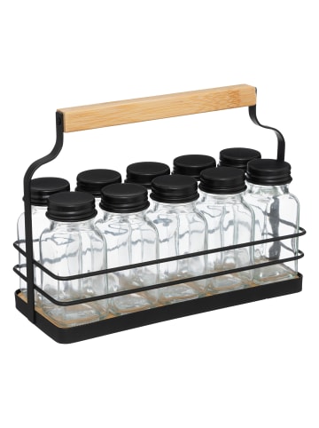 5five Simply Smart Gewürzorganizer in schwarz