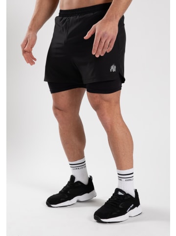 Gorilla Wear Cortez 2-In-1 Shorts - Schwarz