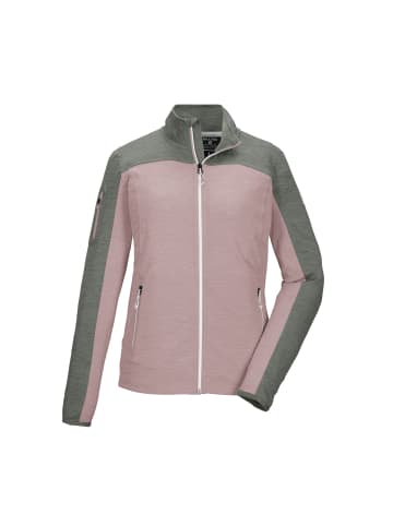 Killtec Powerstretchjacke mit verschliebaren Taschen in Rosa